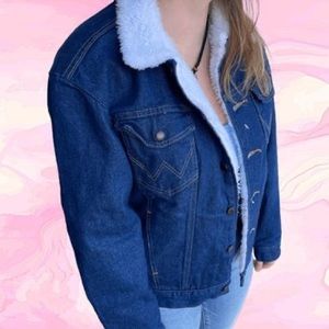 Authentic Western Wrangler Jacket Vintage Denim